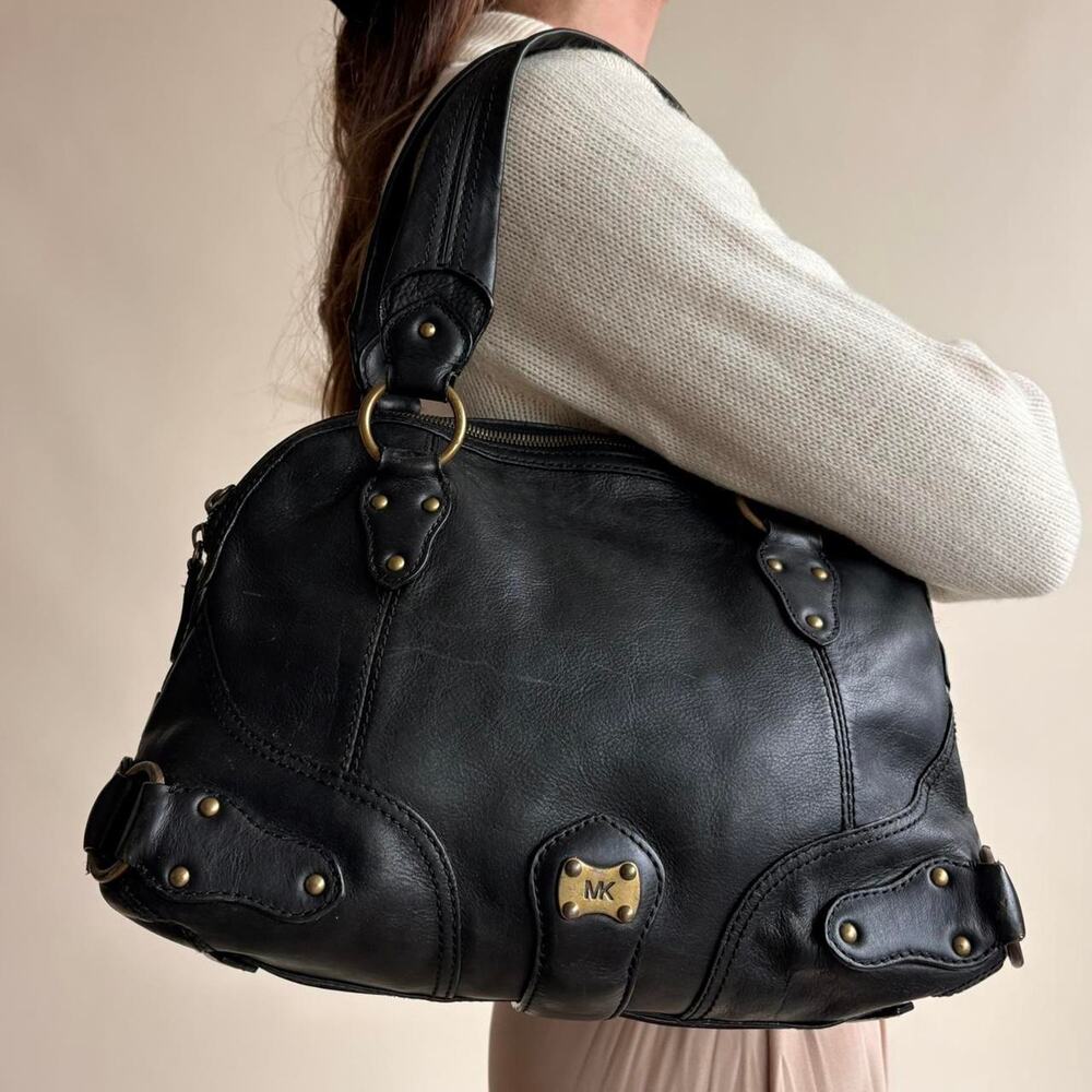Michael Kors Black Leather Handbag